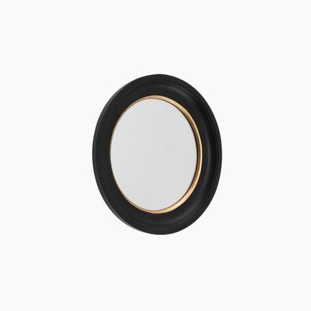 Miroir sorcière ALIZEE noir et or