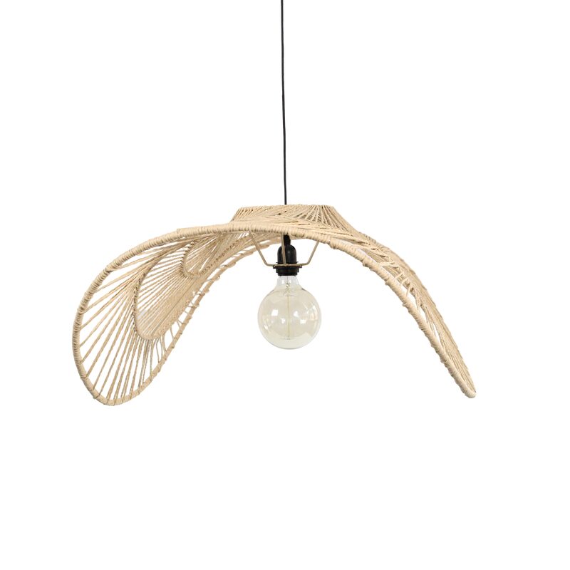 Abat-jour TAMAN coloris paille 36 x 110 cm