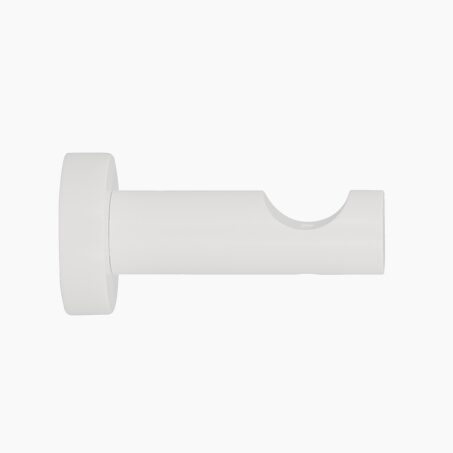 Support barre à rideau JURA blanc 2,8 cm 8 cm