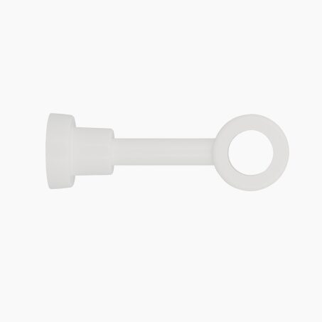 Support barre à rideau JURA blanc 2,8 cm 13,5 cm