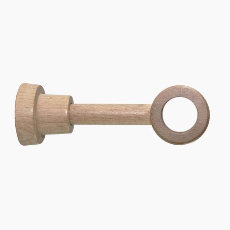 Support barre à rideau JURA naturel 2,8 cm 13,5 cm