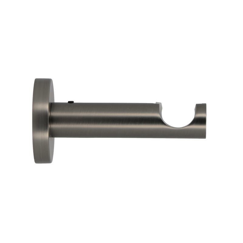 Support barre à rideau WINCHESTER coloris canon de fusil diamètre barre 2,8 cm longueur 9,5 cm