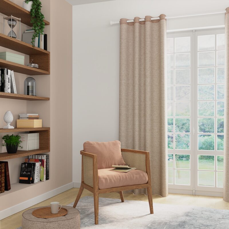 Voilage KIMI coloris beige 140 x 240 cm