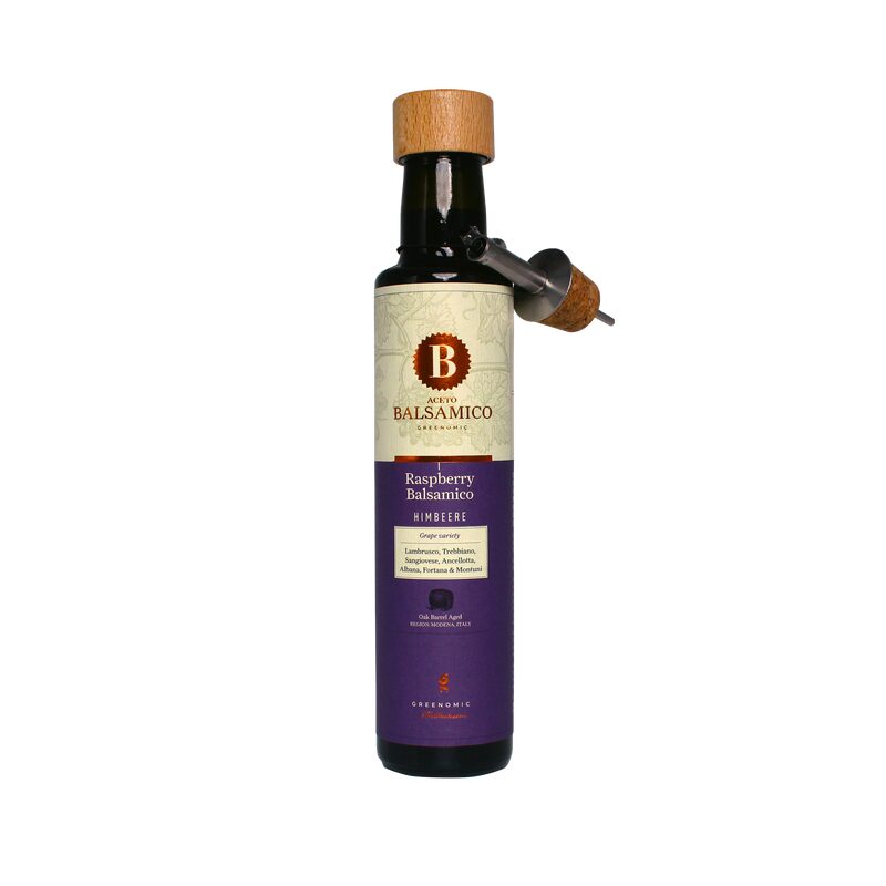 Spécialité italienne VINAIGRE BALSAMIQUE FRAMBOISE