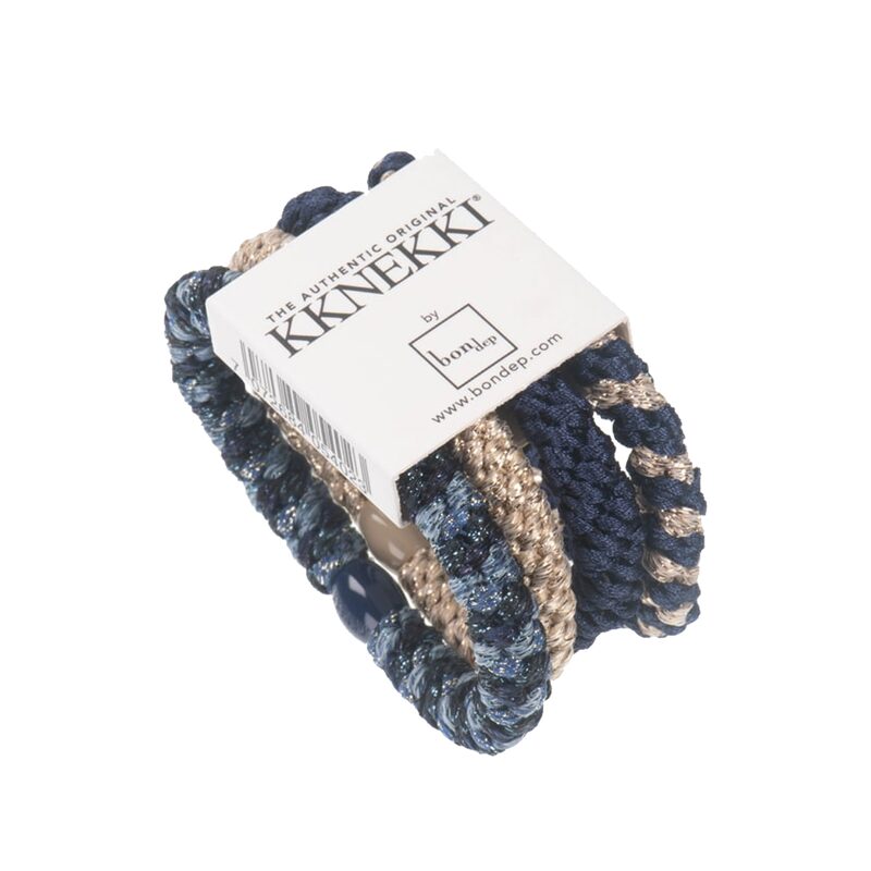 Élastiques BUNDLE coloris bleu & beige