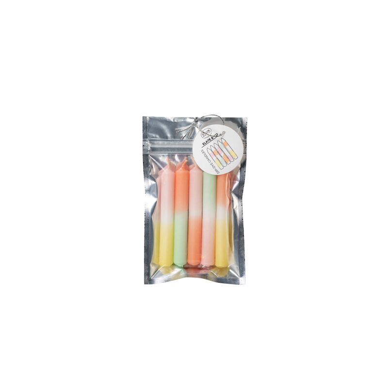 Bougie MINI DIP DYE coloris multicolore