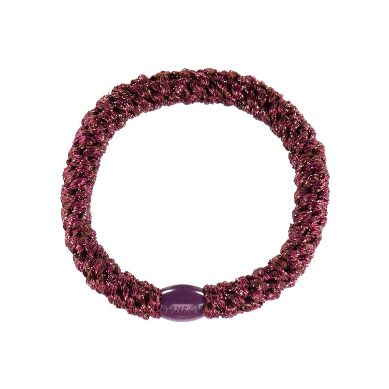 Élastique GLITTER coloris Bordeaux brillant