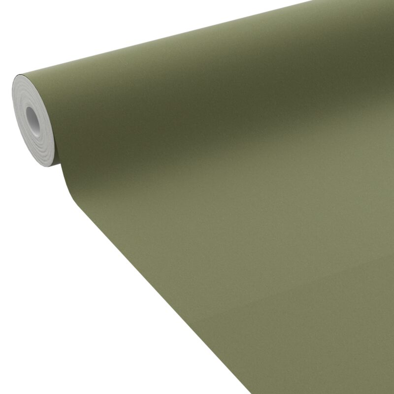 Papier peint intissé OPAL coloris vert olive
