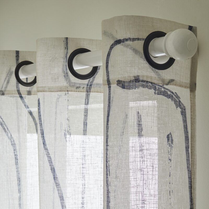 Voilage BARLETTA coloris lin 140 x 240 cm