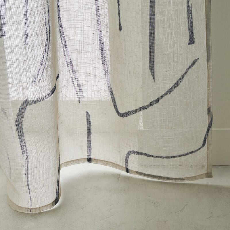 Voilage BARLETTA coloris lin 140 x 240 cm