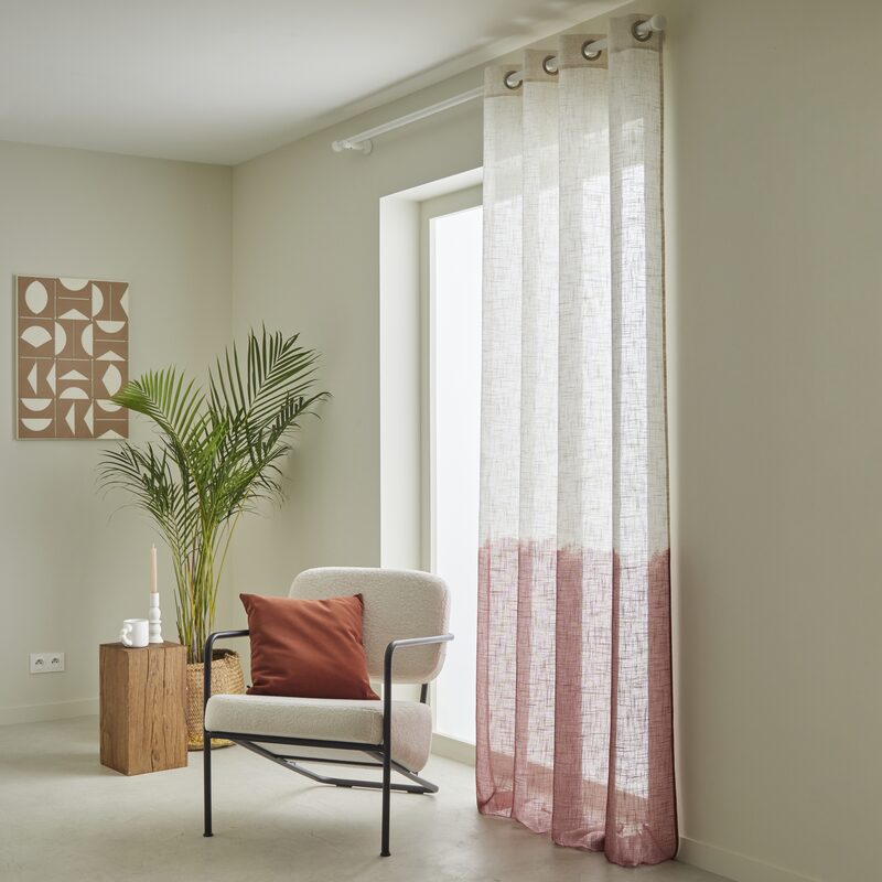 Rideau KEA coloris marsala 140 x 260 cm