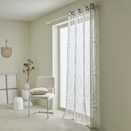 Voilage BARLETTA coloris lin 140 x 240 cm