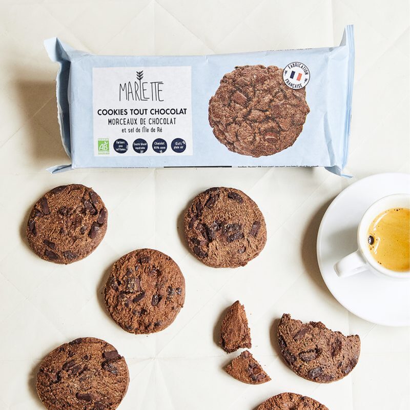 Biscuits COOKIES BIO TOUT CHOCOLAT
