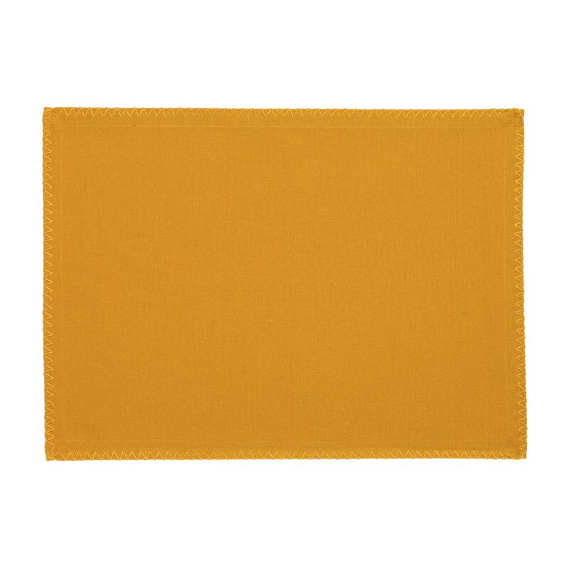 Set de table DELIA coloris jaune safran