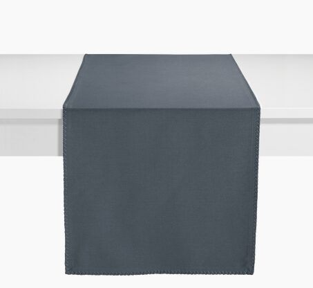 WINKLER Chemin de table DELIA coloris anthracite 45 x 170 cm