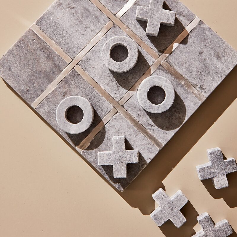 Jeu décorative TIC TAC TOE coloris multicolore