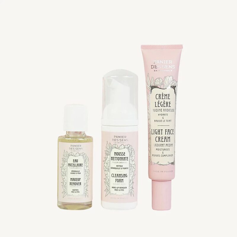 Coffret cosmétique TROUSSE SOIN VISAGE PIVOINE pivoine