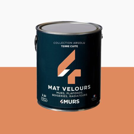Absolu Peinture Peinture terre cuite Mat 2,5 L