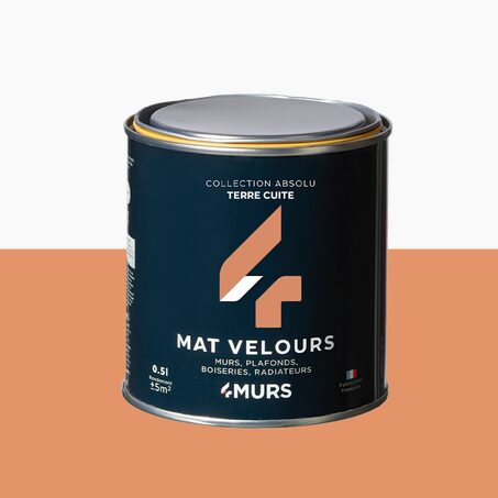 Absolu Peinture Peinture terre cuite Mat 0,5 L