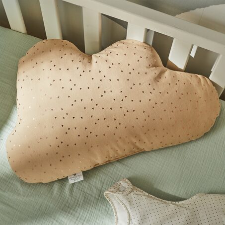 Coussin BABY CLOUD coloris beige 28 x 45 cm