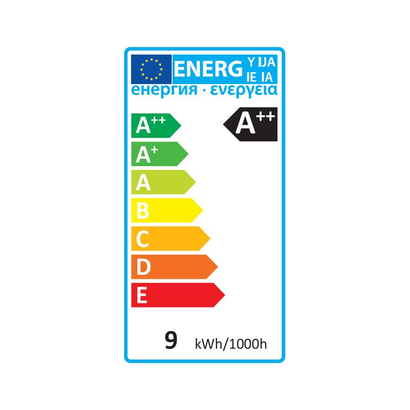 Ampoule LED MILKY 75W E27 lumière chaude coloris jaune 10 x 6 cm
