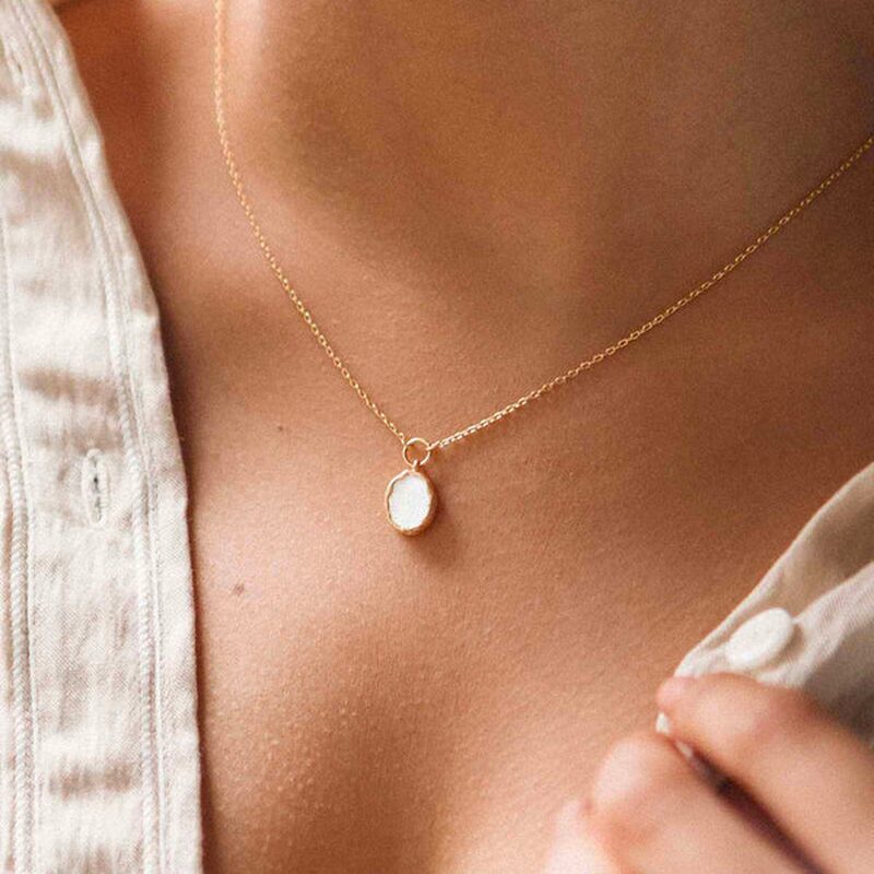 Bougie bijoux LE POUVOIR DES PIERRES NACRE coloris blanc