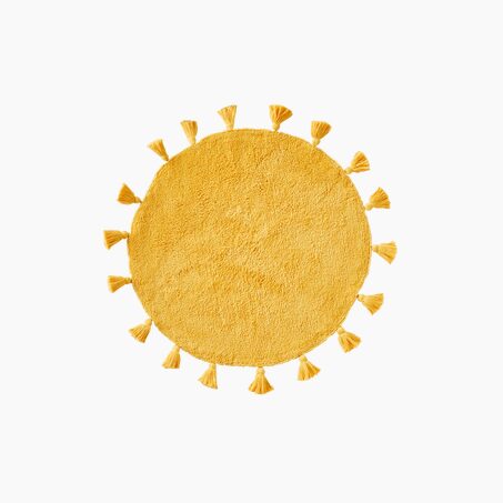 4MURS Tapis SUNSHINE coloris jaune soleil