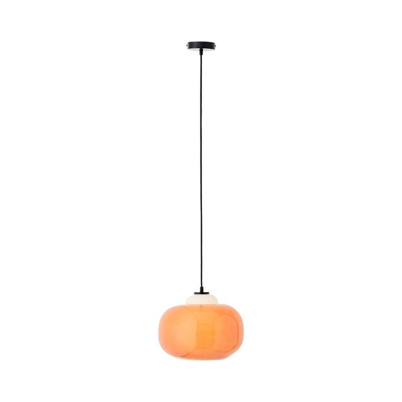 Suspension BLOP coloris orange 12,85 x 30 cm