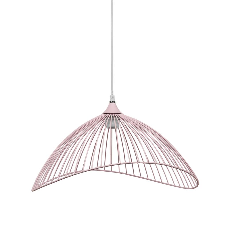 Suspension AVOLA coloris rose 26 x 45,5 cm