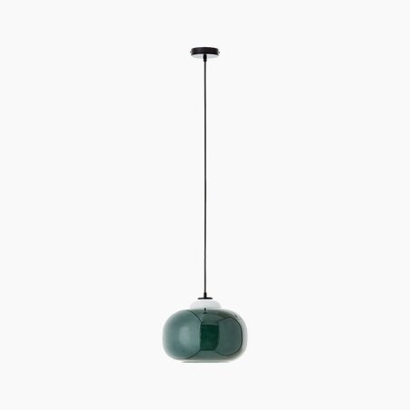 Suspension BLOP coloris vert 12,85 x 30 cm