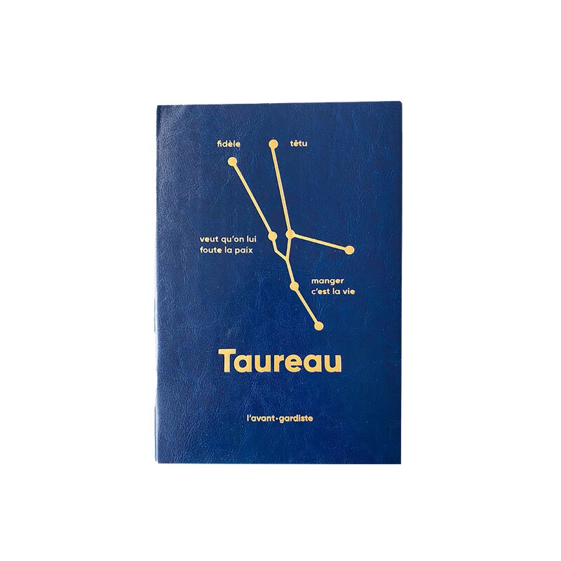 Carnet ASTRO TAUREAU coloris bleu