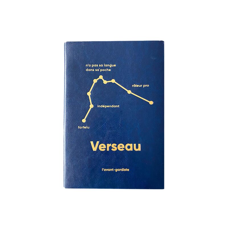 Carnet ASTRO VERSEAU coloris bleu