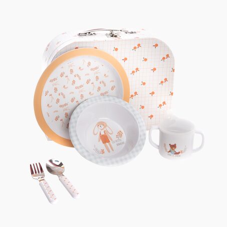 Amadeus Cades Set repas MARTIN coloris orange