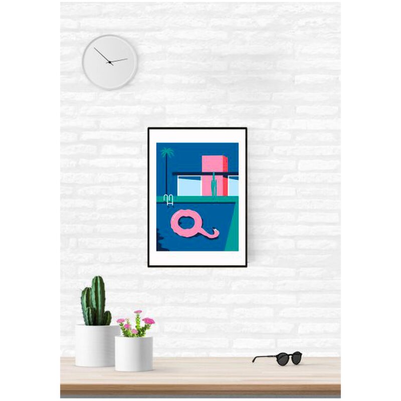 Sergeant Paper Affiche FLAMINGO HANGOVER A3 30 x 42 cm