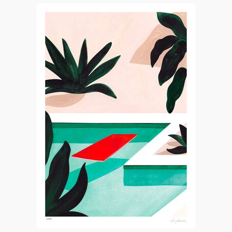 Sergeant Paper Affiche COCONUT GROOVE 50 x 70 cm