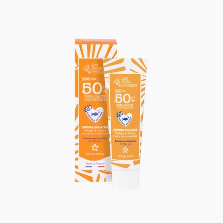 LES PETITS PRÖDIGES Soin corps CRÈME SOLAIRE SPF50+ MONOI diamètre 3,3 cm