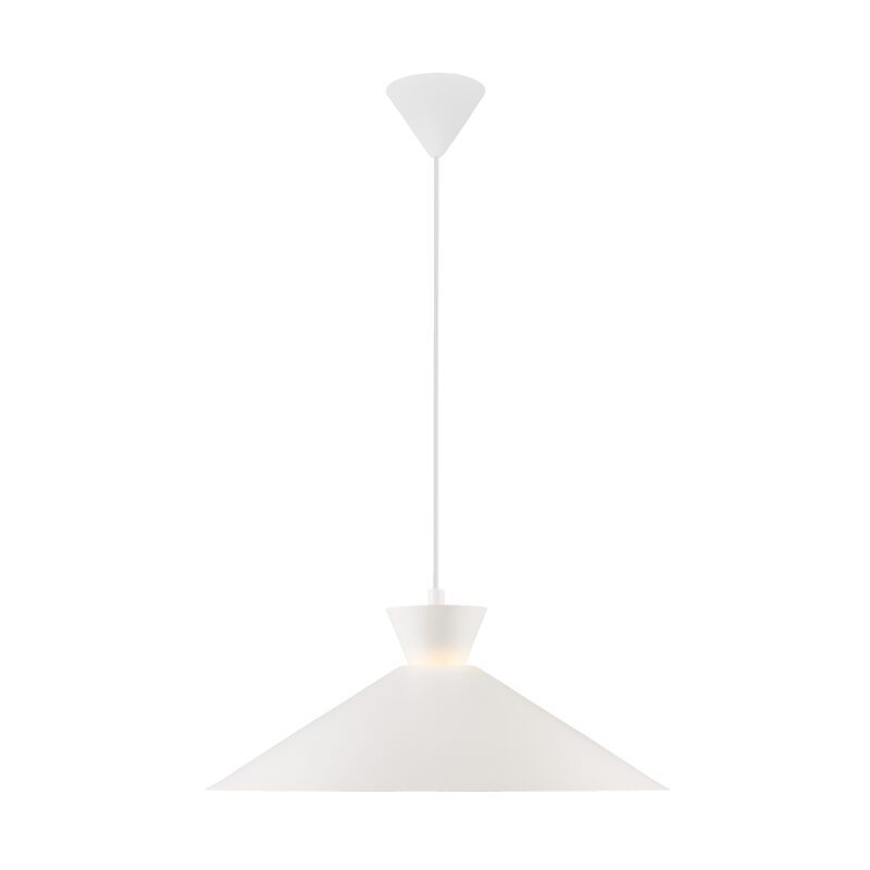Suspension DIAL coloris blanc 17,5 x 45 cm