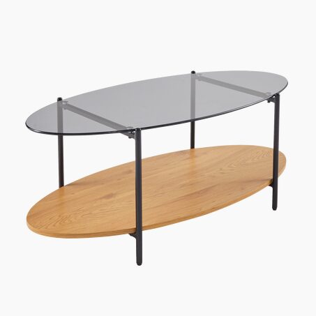 4MURS Table basse NASH coloris noir 109 x 42 cm