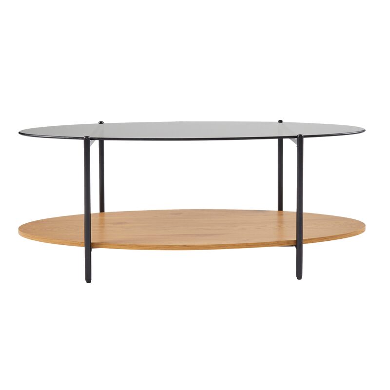 Table basse NASH coloris noir 109 x 42 cm