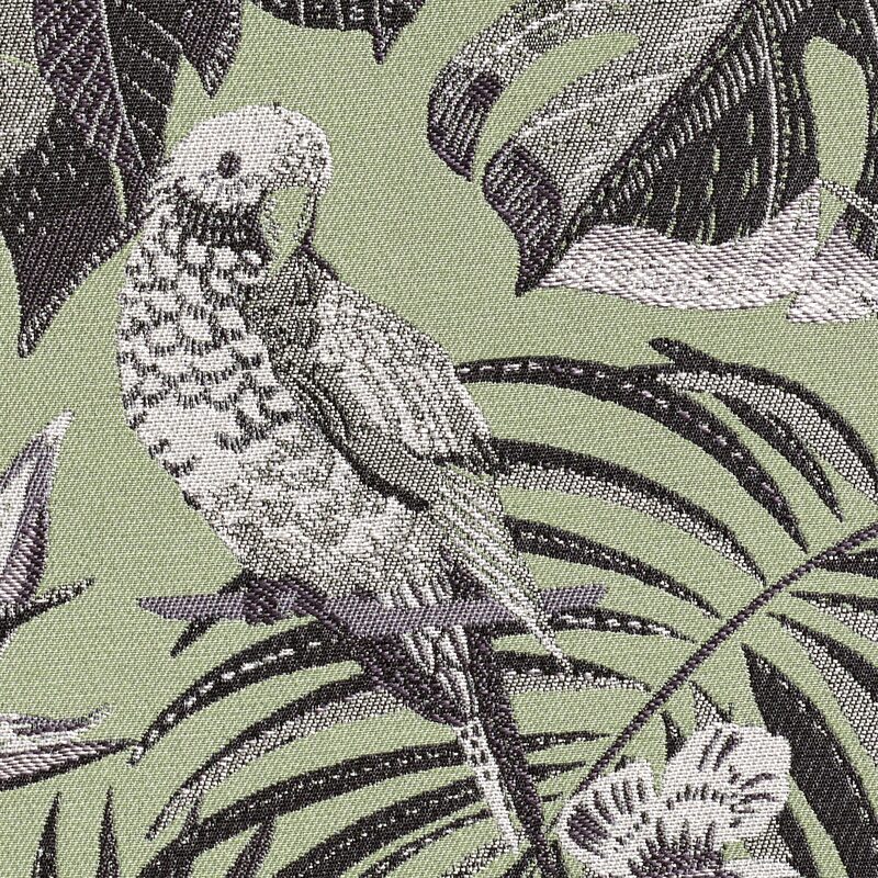 Tissu MADAGASCAR coloris vert amande