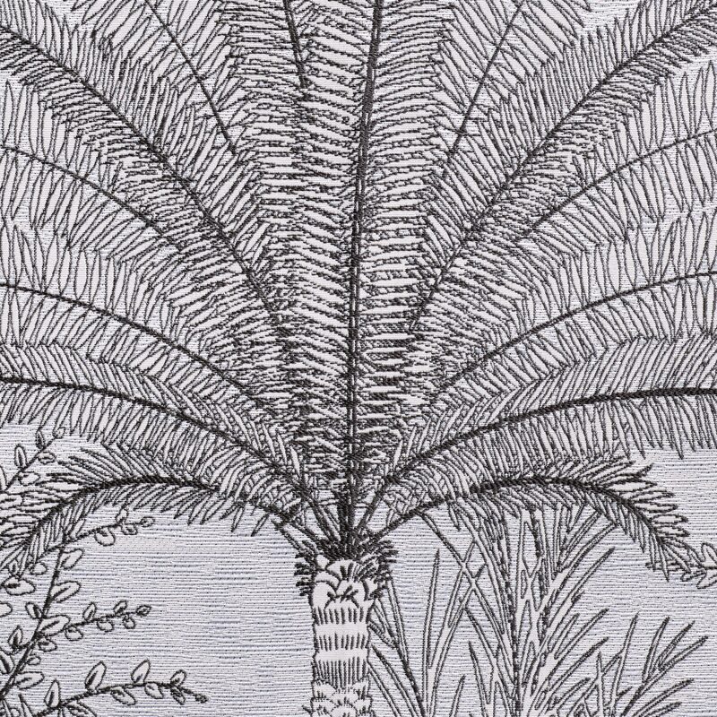 Tissu PALMERA coloris noir