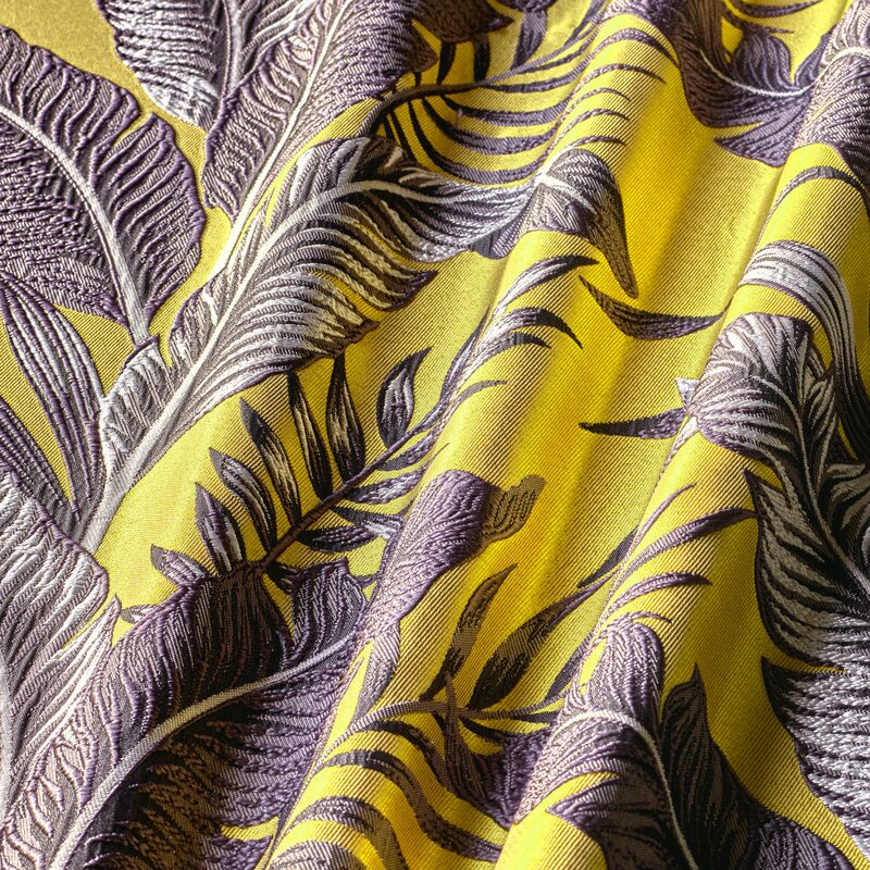 Tissu SUMATRA coloris jaune