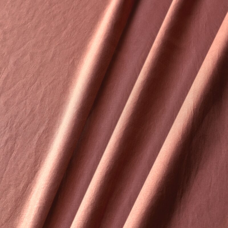 Tissu LINNEO coloris brun