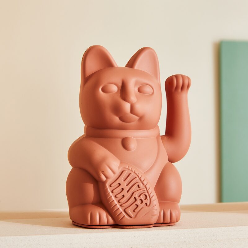 Figurine LUCKY CAT coloris blush