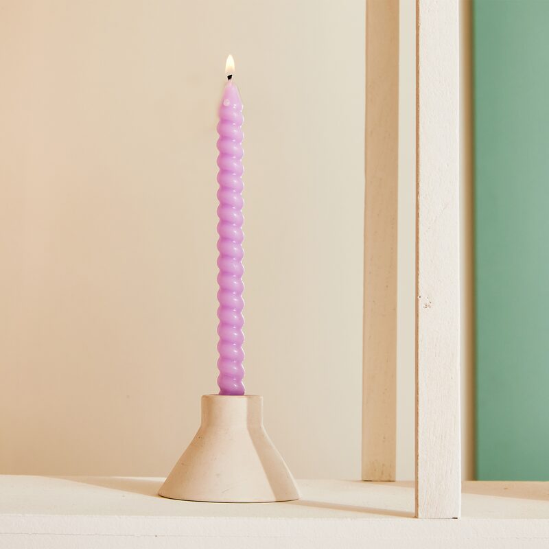 Bougie TWIST coloris violet