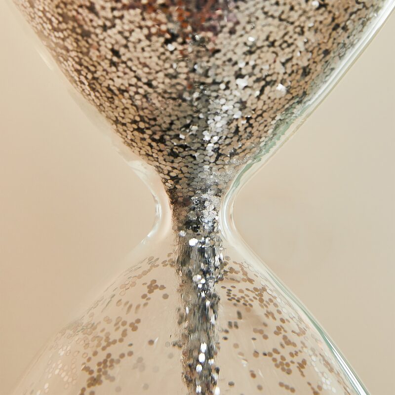 Sablier NERIM coloris argent