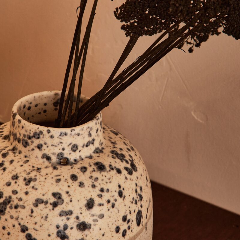 Vase FALENCE coloris blanc