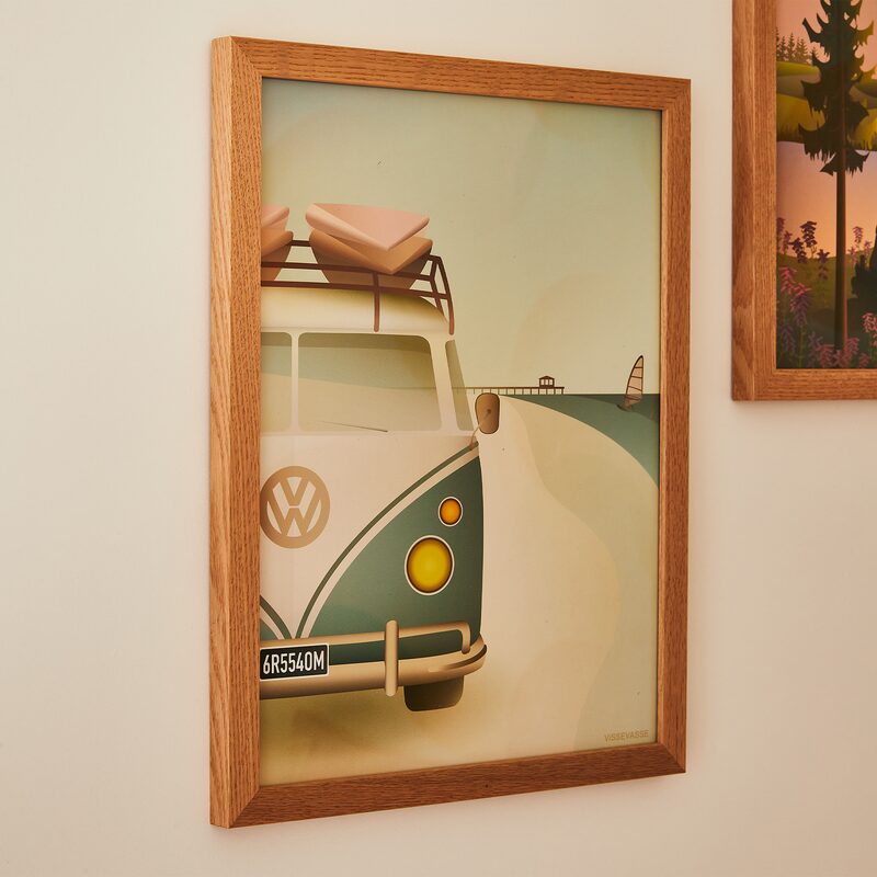 Affiche VW CAMPER 30 x 40 cm