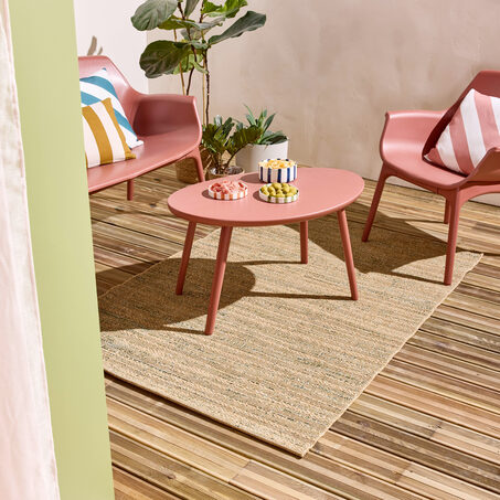 Salon de jardin ZION coloris terracotta