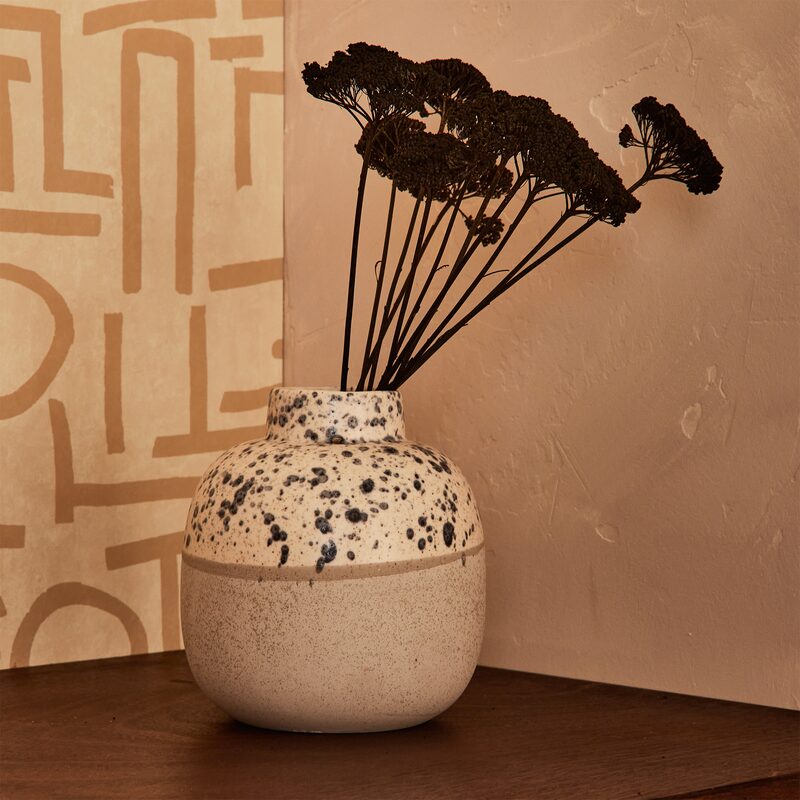 Vase FALENCE coloris blanc